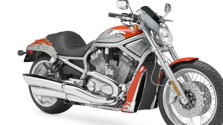 Harley Davidson Vrscf V Rod Muscle Front Side Pose
